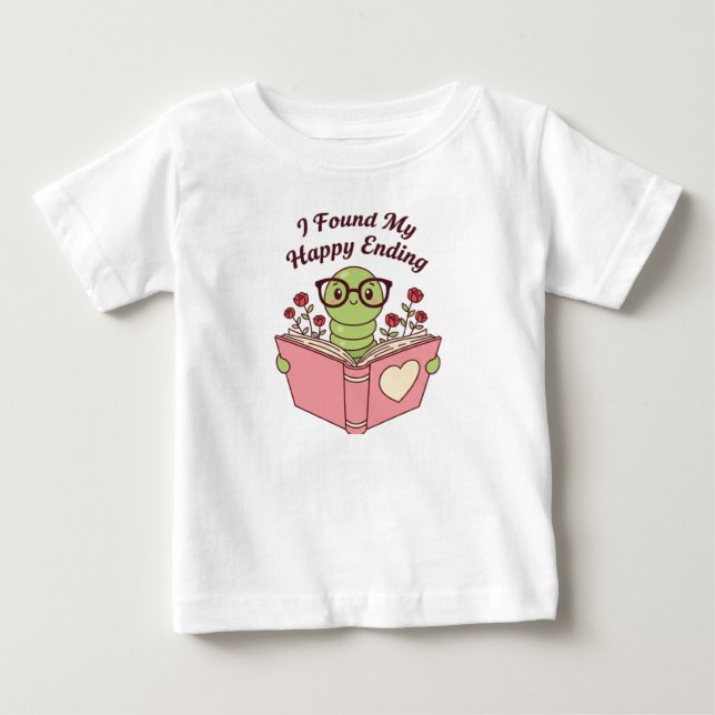 Camiseta Para Bebê Final Feliz Encontrado (Frente)