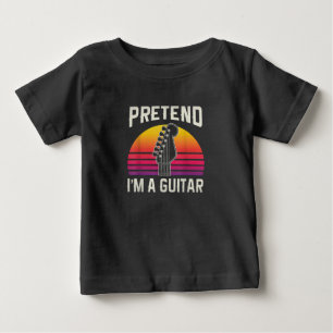 Camiseta Para Bebê Fingir que sou um presente de fantasia engraçado 