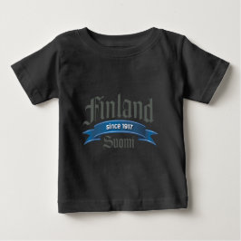 Camiseta Para Bebê Finlândia desde 1917