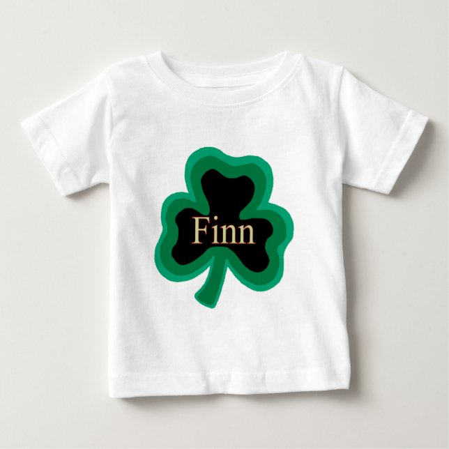 Camiseta Para Bebê Finn Family (Frente)