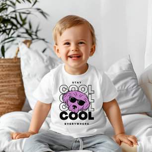 Camiseta Para Bebê Fique legal