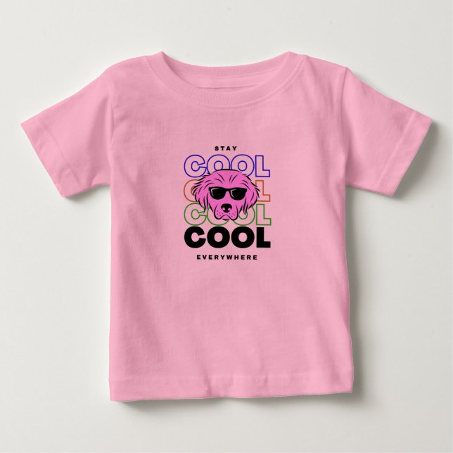 Camiseta Para Bebê Fique Legal (Frente)