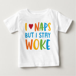 Camiseta Para Bebê Fique Woke Baby Tee
