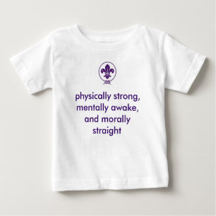 Camiseta Para Bebê Fisicamente forte