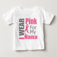 Fita de câncer de mama eu visto Nana cor-de-rosa