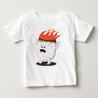 Camiseta Para Bebê Flaming Marshmallow