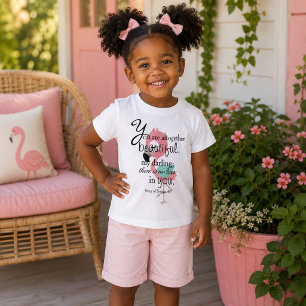 Camiseta Para Bebê Flamingo Tropical Versa de Bíblia Bonita