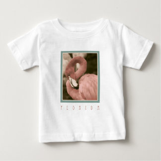 Camiseta Para Bebê Flamingos