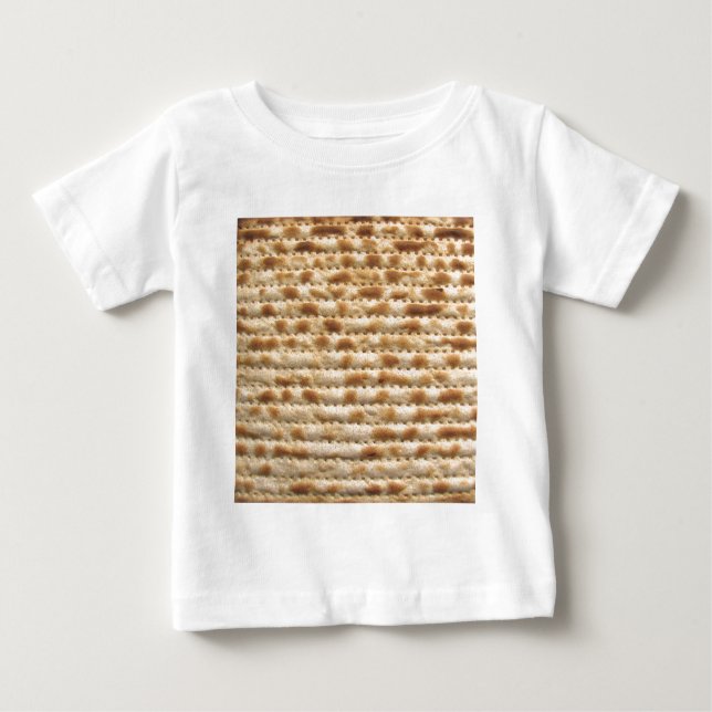 Camiseta Para Bebê Flatbread do biscoito do Matzah (Frente)