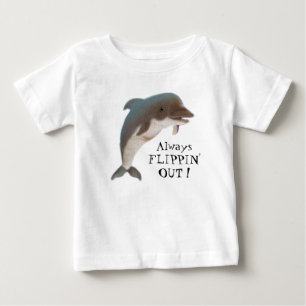CAMISETA PARA BEBÊ FLIPPIN PARA FORA!