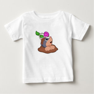 Camiseta Para Bebê Flor da Terra