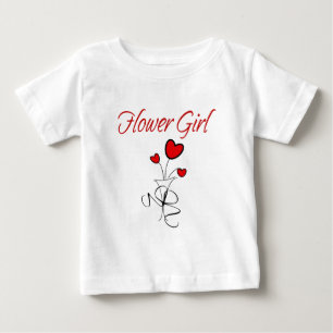 Camiseta Para Bebê Flor Girl