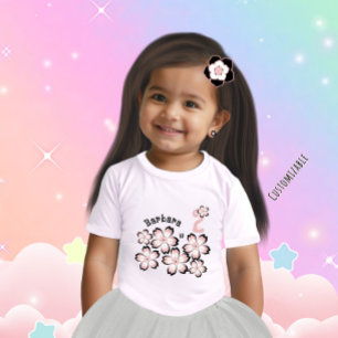 Camiseta Para Bebê Floração floral