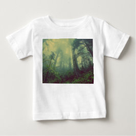 Camiseta Para Bebê Floresta De Baixo