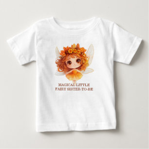Camiseta Para Bebê Floresta de Fadas de Outono
