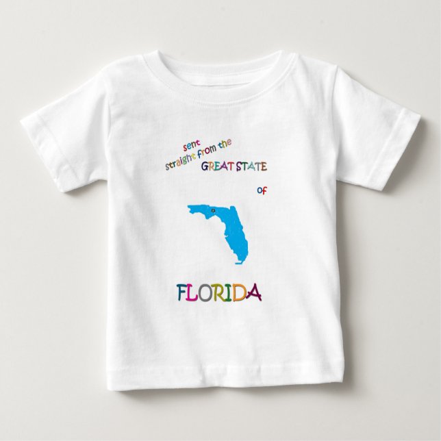 CAMISETA PARA BEBÊ FLORIDA (Frente)