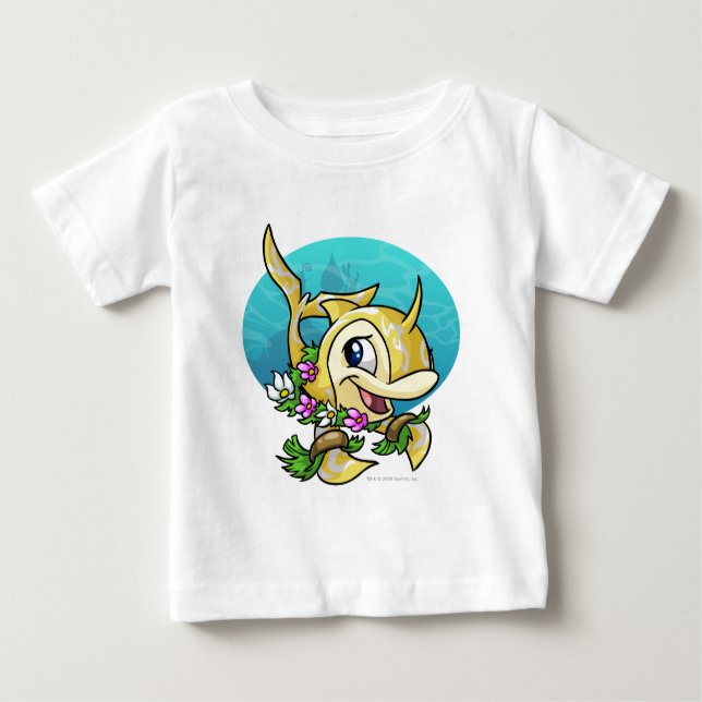 Camiseta Para Bebê Flotsam da ilha (Frente)