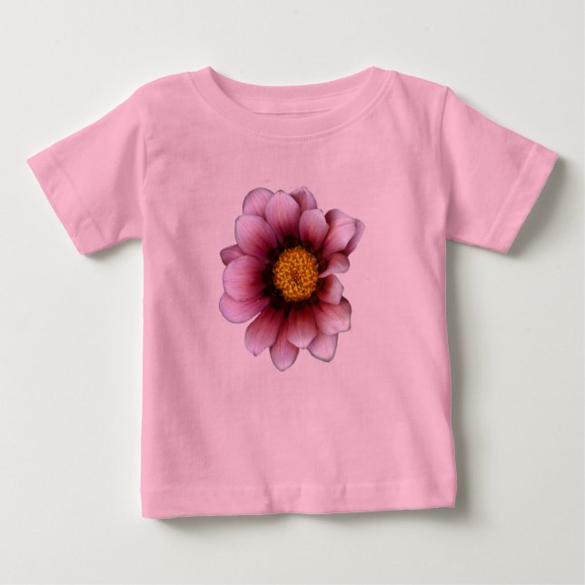 Camiseta Para Bebê Flower Baby Tutu BodPROCESSO (Frente)
