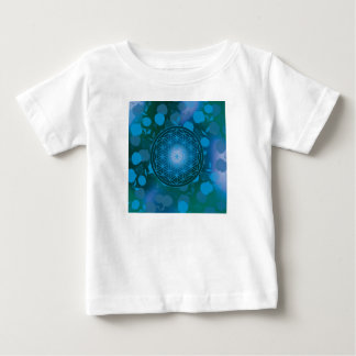 Camiseta Para Bebê flower of life, chakra,zen,sacred geometric,