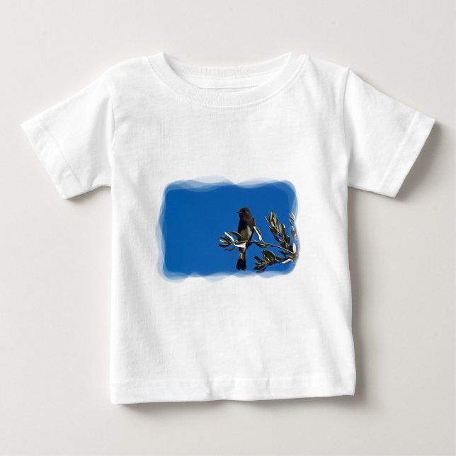 Camiseta Para Bebê Fly Catcher (Frente)