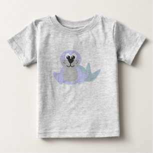 Camiseta Para Bebê Foca-bebê de Goofkins