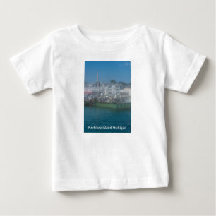 Camiseta Para Bebê Foggy Bike Dock