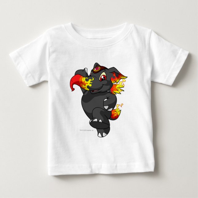 Camiseta Para Bebê Fogo Elefante (Frente)
