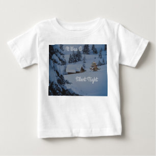 Camiseta Para Bebê Foi Uma Noite Silenciosa