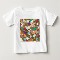 Folha de ouro com abstrato