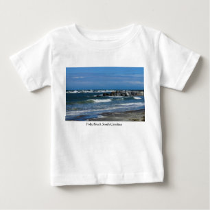 Camiseta Para Bebê Folly Beach Atlantic