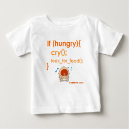 Camiseta Para Bebê Fome