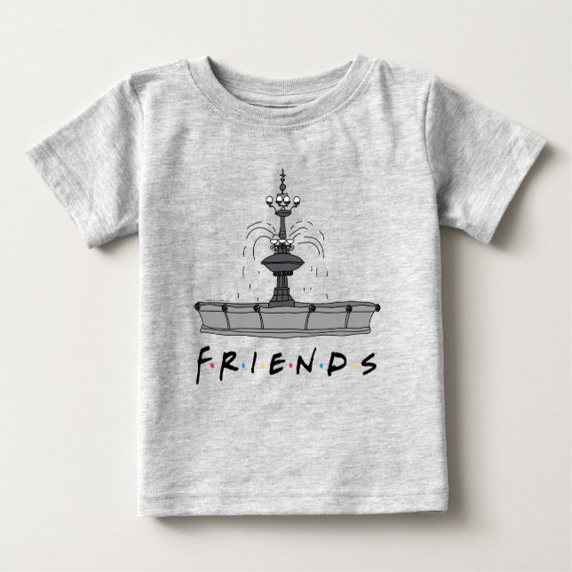 Camiseta Para Bebê Fonte dos AMIGOS™ (Frente)