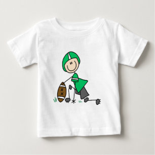 Camiseta Para Bebê footballstickthree