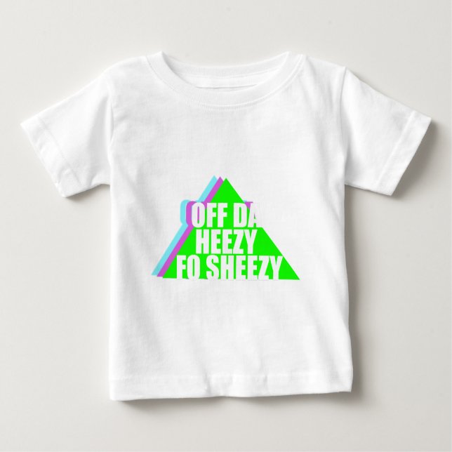 Camiseta Para Bebê Fora da Dinamarca Heezy (Frente)