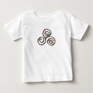 Camiseta Para Bebê Força Celta do Triskelion