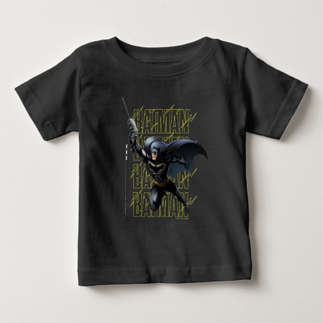 Camiseta Para Bebê Forever Batman Grappling Hook (Frente)