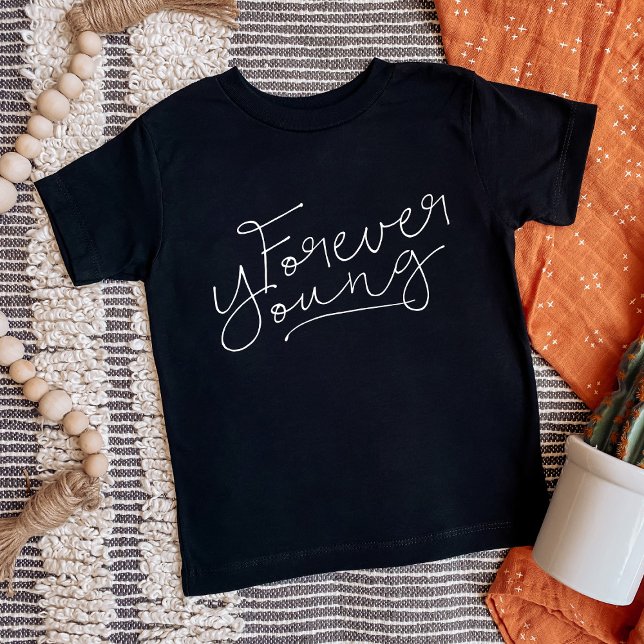Camiseta Para Bebê Forever Young (Criador carregado)