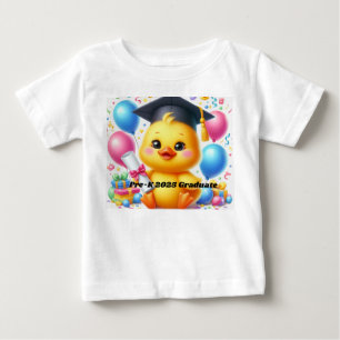 Camiseta Para Bebê Formando Pré-K 2025