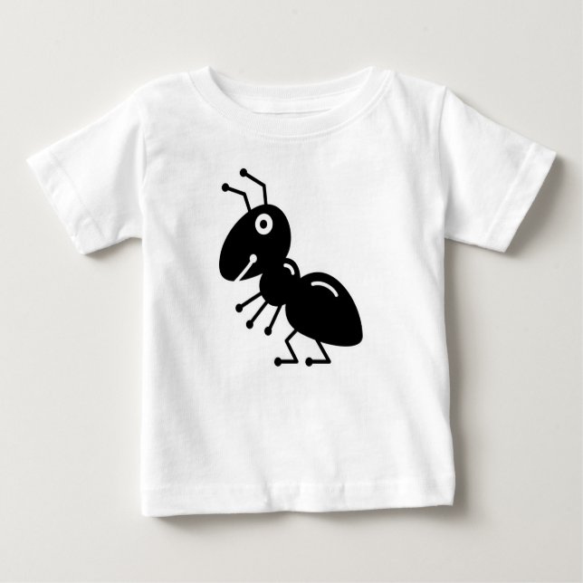 Camiseta Para Bebê Formiga (Frente)