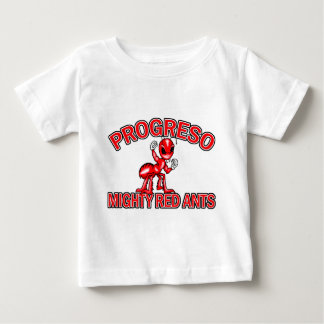 Camiseta Para Bebê Formigas vermelhas poderosas de Progreso