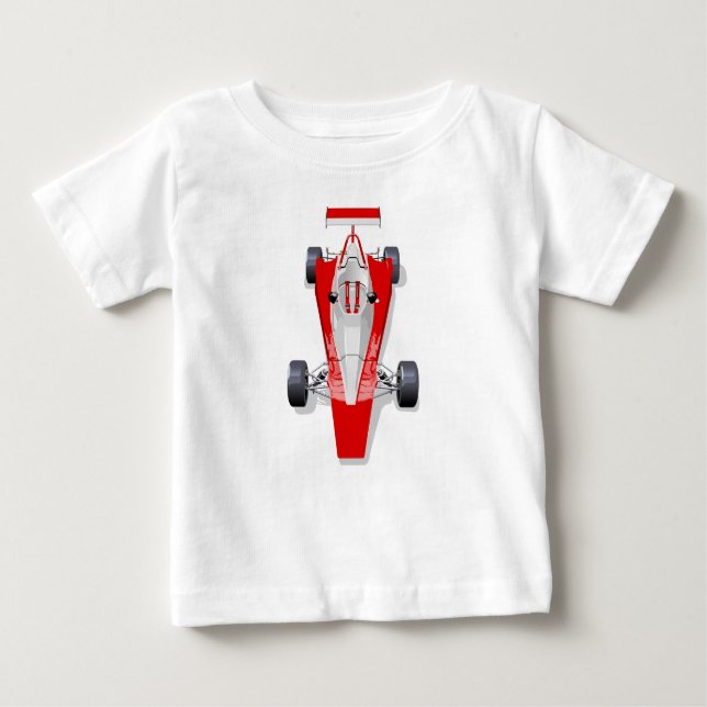 Camiseta Para Bebê Formula 1 race car (Frente)