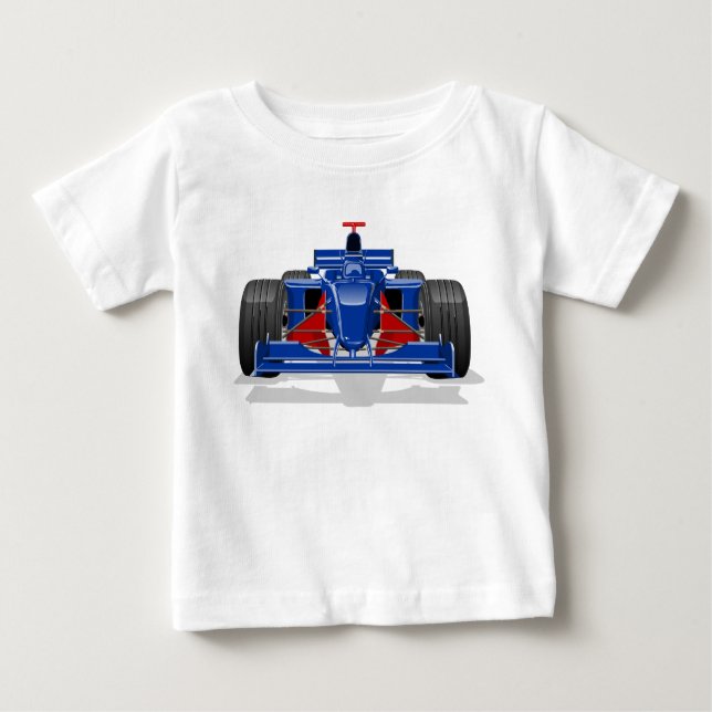 Camiseta Para Bebê Formula 1 race car (Frente)