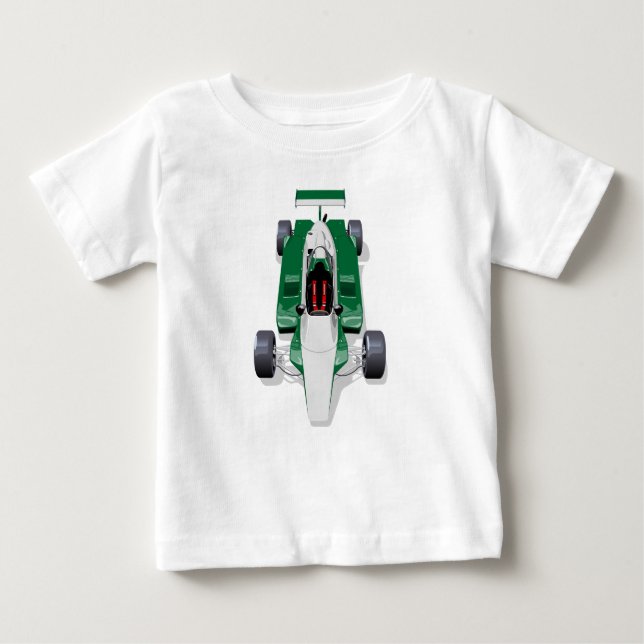 Camiseta Para Bebê Formula 1 race car (Frente)