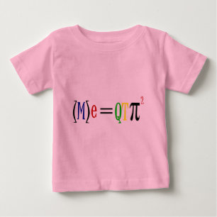 Camiseta Para Bebê Fórmula de bebê QTPI esquadrada!