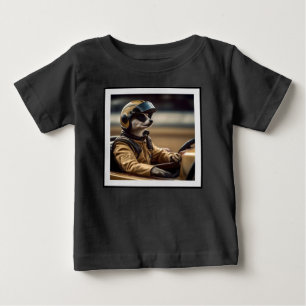 Camiseta Para Bebê Fórmula divertida: Motorista de Carro de Corrida P
