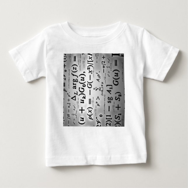 Camiseta Para Bebê Fórmulas de Ciência (Frente)