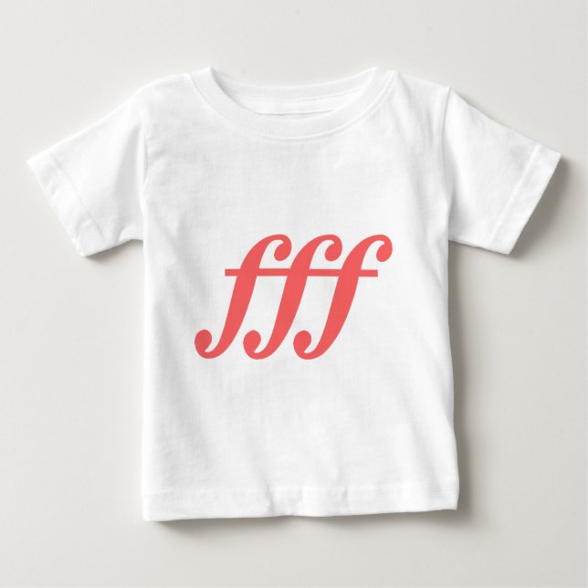 Camiseta Para Bebê Fortissimo Possível (Frente)