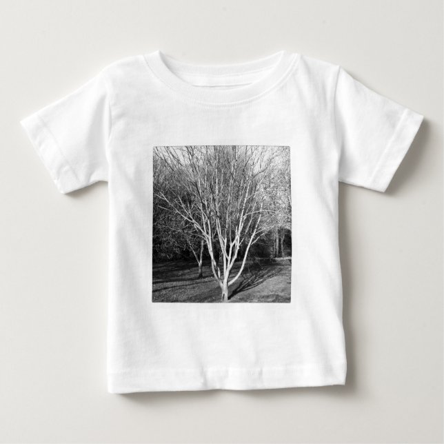 Camiseta Para Bebê Foto ao quadrado - Árvore (Frente)
