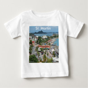 Camiseta Para Bebê Foto de Martin e Marigot Bay