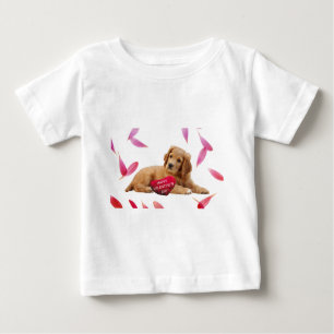 Camiseta Para Bebê Foto do dia de os namorados